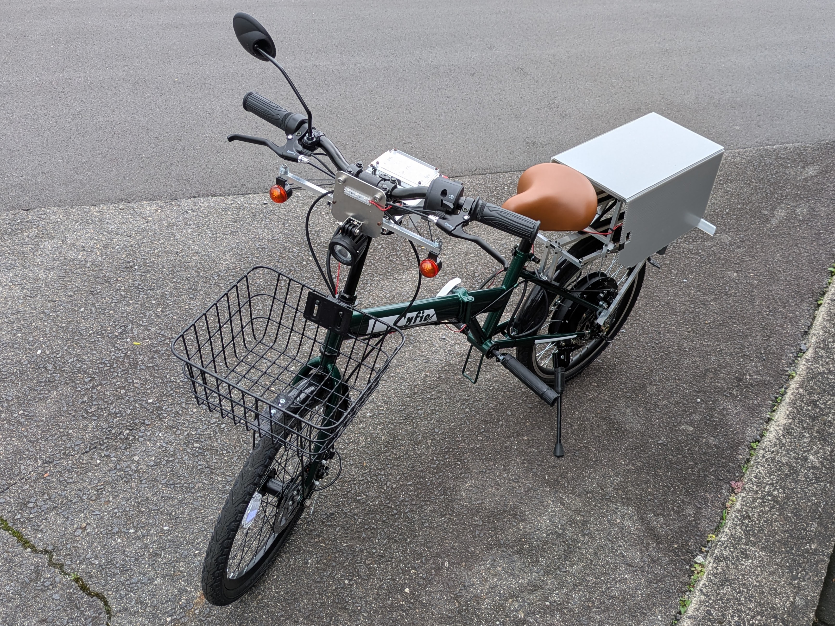 自作した特定小型原付の写真